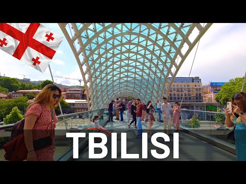 Tbilisi Georgia Walking Tour 2022 4K Walk Travel Vlog 🇬🇪 თბილისი